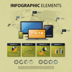 Vector Set of Infographic Elements N2