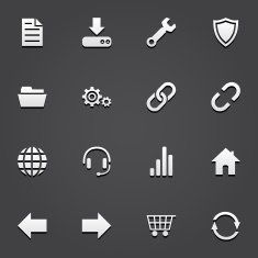 Website and internet icons (Set 1)