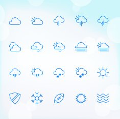 20 Trendy Thin Icons for web and mobile Set 8 free image download