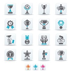 Trophy and award icons