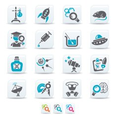 Science icons N63