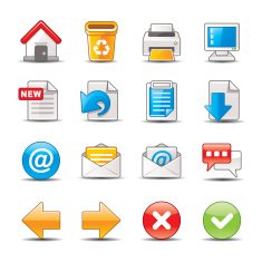 web and internet icons N20