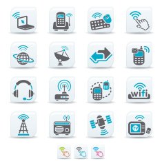 Wireless Technology Icons N2