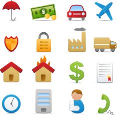 Insurance Icons (Matte Series)