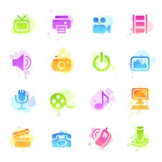 Stains Icons - Media