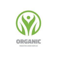 Organic - vector concept sign