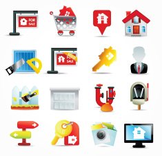 Real Estate Icons N52