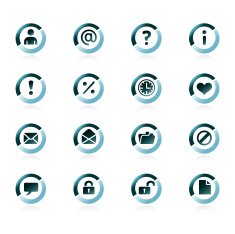 Web Icons - Bluesplit N2