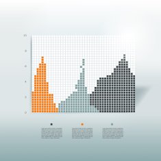 Example of graph Sample template web infographics Vector chart free ...