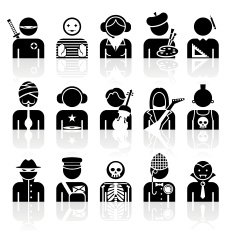 Black Symbols - Professions