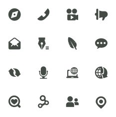 Communication Icons N151