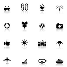 Summer Vacation and Travel Icon Set 3 3