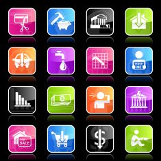 Ubergloss Icons - Financial & Economic Crisis