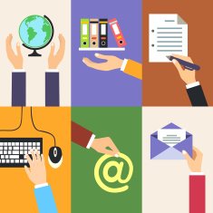 Business hands icons N11