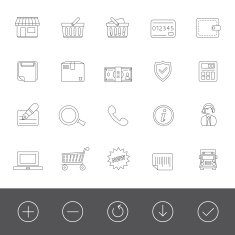 Line Icons - Shopping