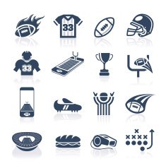 football icon set N6