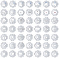 Basic Web Icons & Symbols ( Vector )