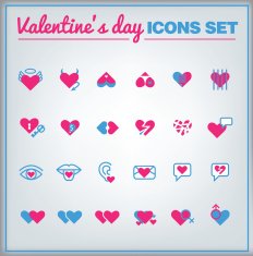 Valentine's Day Icon Set N7