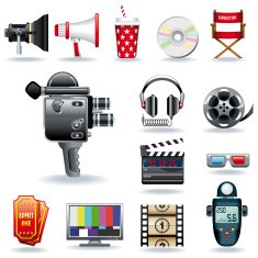 Icon Set Cinema