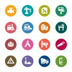 Construction Color Icons N2