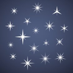 Vector sparkles