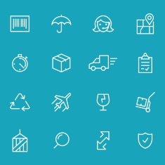 Icon Set Logistic N11