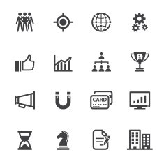Business and finance icons N41