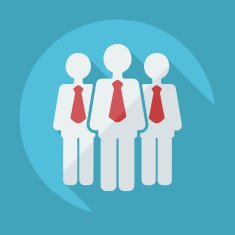Flat modern design with shadow business icon N2