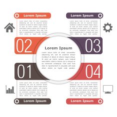 Circle Infographics Template