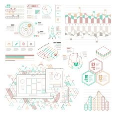 Line UI Infographic Elements N4