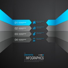 Abstract infographics N19