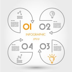 orange square infpgraphic with lines N2