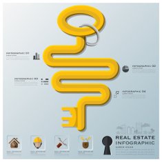 Real Estate And Business Infographic
