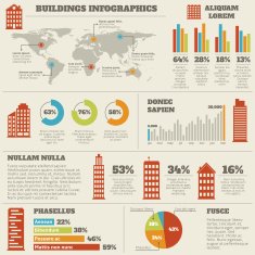 Buildings infographics