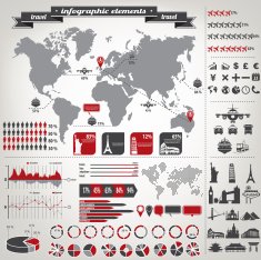 Travel infographics and icons N2