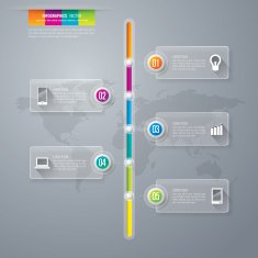 Infographics vector design template N27