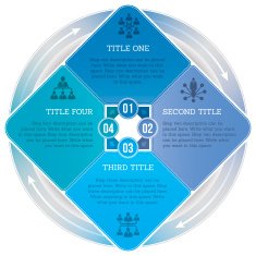 Infographic Four Step Process