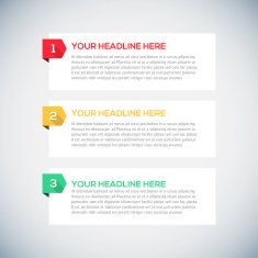 Modern infographics Design Layout with long shadow