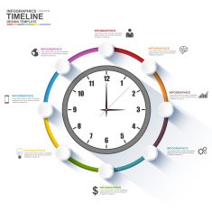 Infographics vector design template N29
