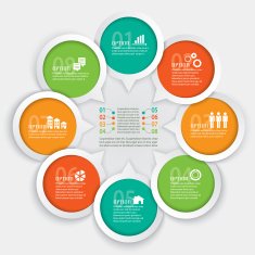 Geometric Infographic Element