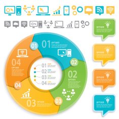 Cyberspace Infographic Icon Set