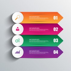 Infographics vector design template N32