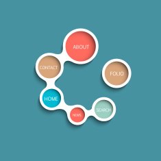 Abstract Web design template
