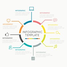 Modern Infographics circle N2