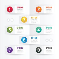 Modern infographics design options banner Vector illustration N11