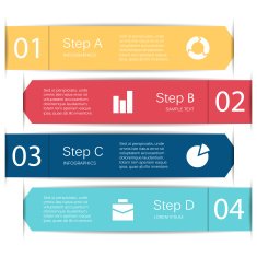Vector lines infographic diagram presentation