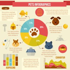 Pets infographics free image download