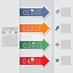 Abstract infographic Vector illustration Eps8