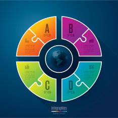 Infographics vector design template N42