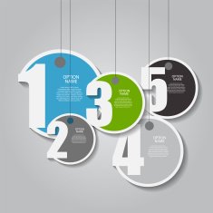 Infographic Templates for Business Vector Illustration N222